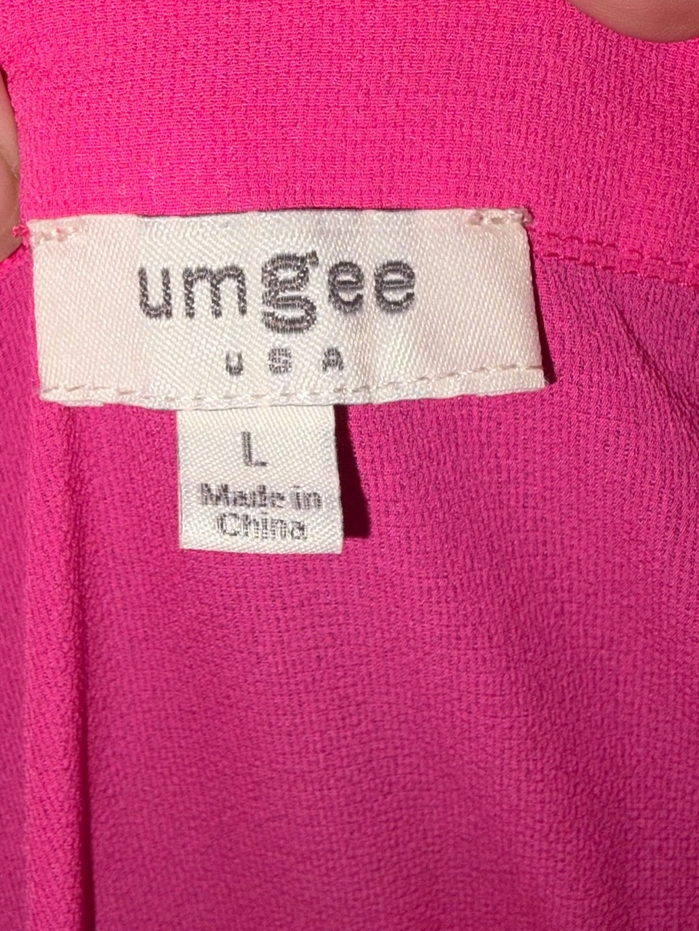 Umgee Hot Pink Ruffle Tiered Maxi Dress - Picture 3 of 3